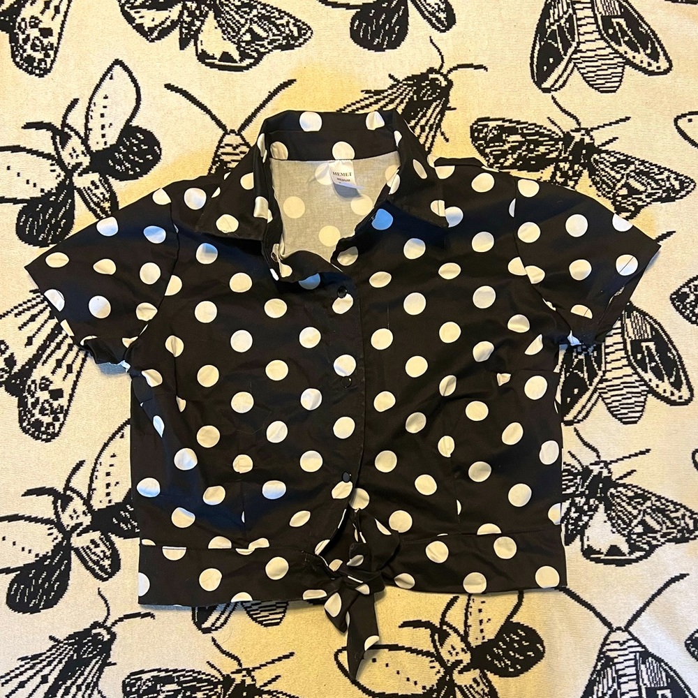 Hemet Polka Dot Blouse